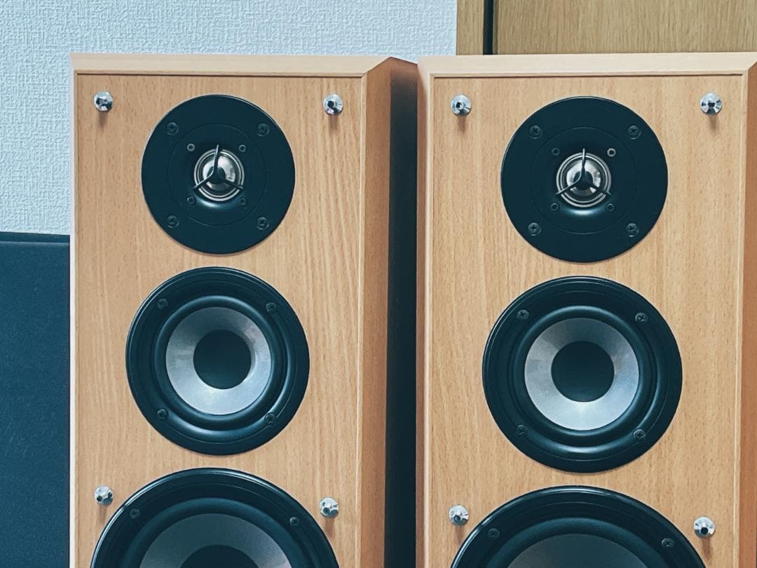 KENWOOD LS-V530 ケンウッドトールスピーカー 2本セット