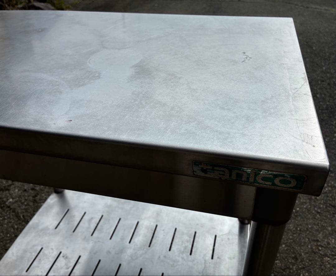 送料込み　TANICO ステンレス作業台 下棚付き