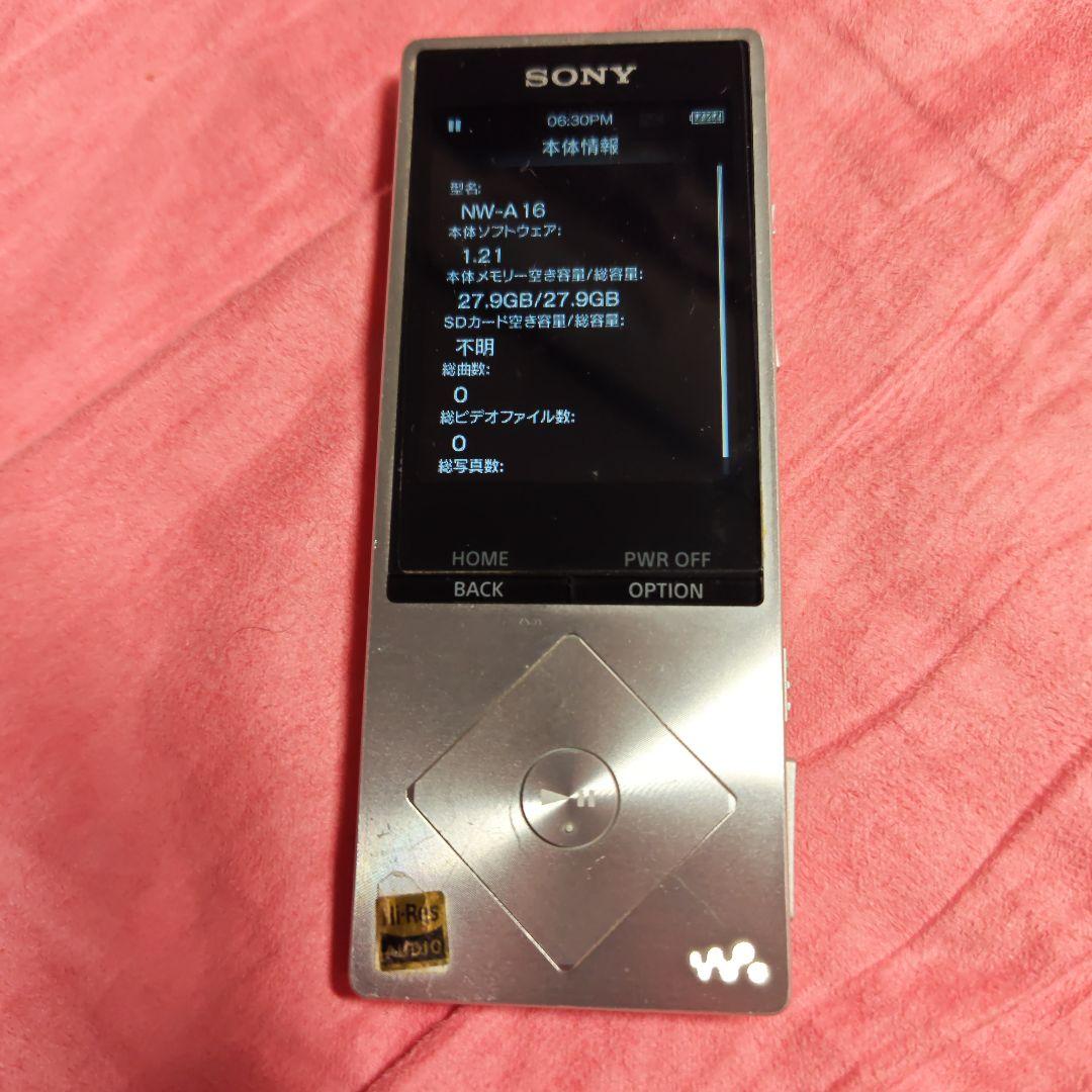 SONY ウォークマン NW-A16 ハイレゾ対応、LDAC対応