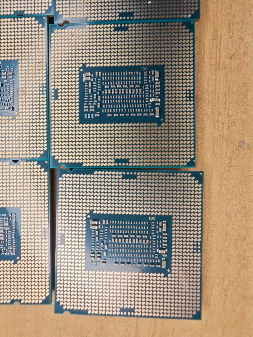 Intel CPU 8枚 セット