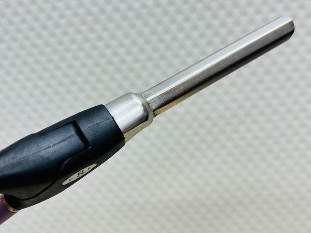 中古美品　理容アイロン 理美容　LENZレンツ8角8ミリアイロン F-8E