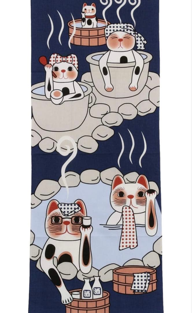 セール❣️新品　福招き猫 日本製　手ぬぐい　☺︎ まとめ売り　✩.*˚ ☺︎１０枚