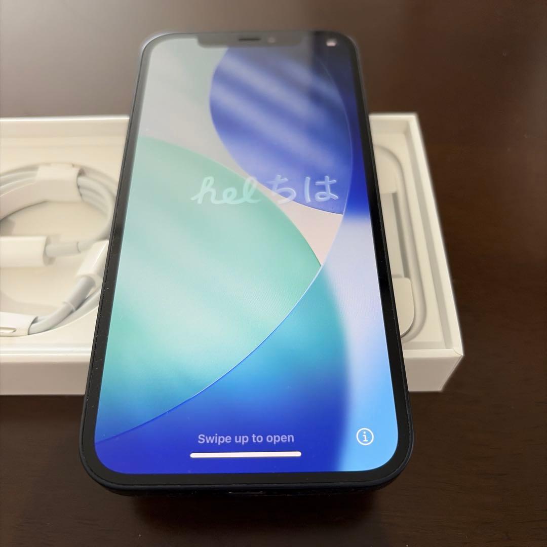 iPhone 12 64GB ブラック SIMフリー　i Face付き