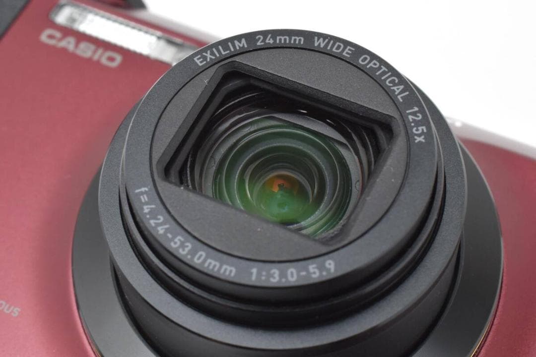美品 カシオ　CASIO EXILIM EX-ZR300 レッド ＃A442