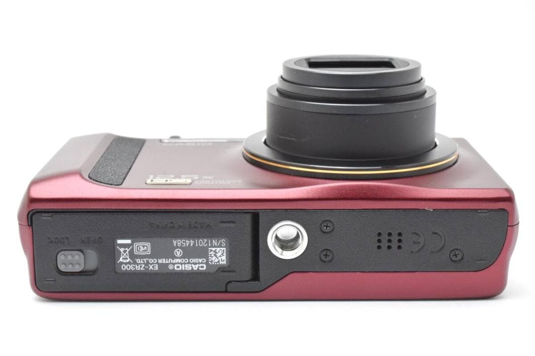 美品 カシオ　CASIO EXILIM EX-ZR300 レッド ＃A442