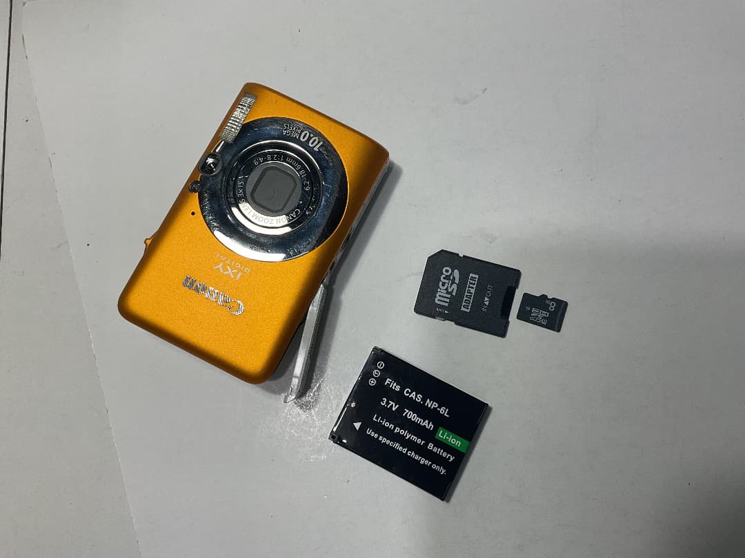 動作確認済　Canon IXY DIGITAL 110 IS オレンジ