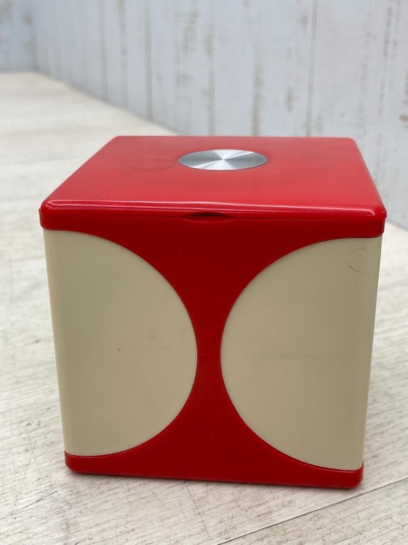 1970S スペースエイジ メイクアップ キューブ 化粧箱 ミラー付き