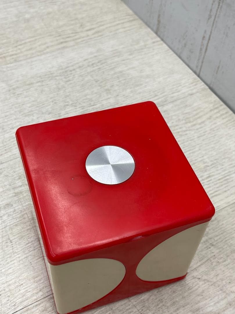 1970S スペースエイジ メイクアップ キューブ 化粧箱 ミラー付き
