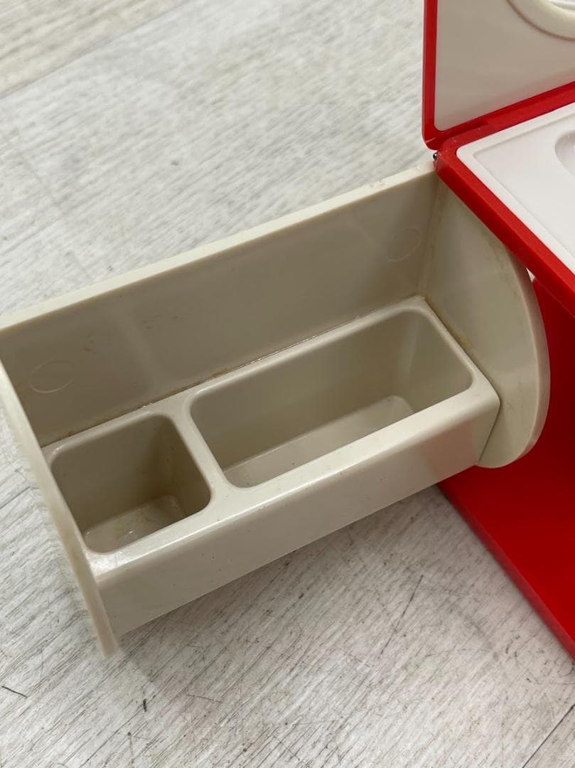 1970S スペースエイジ メイクアップ キューブ 化粧箱 ミラー付き