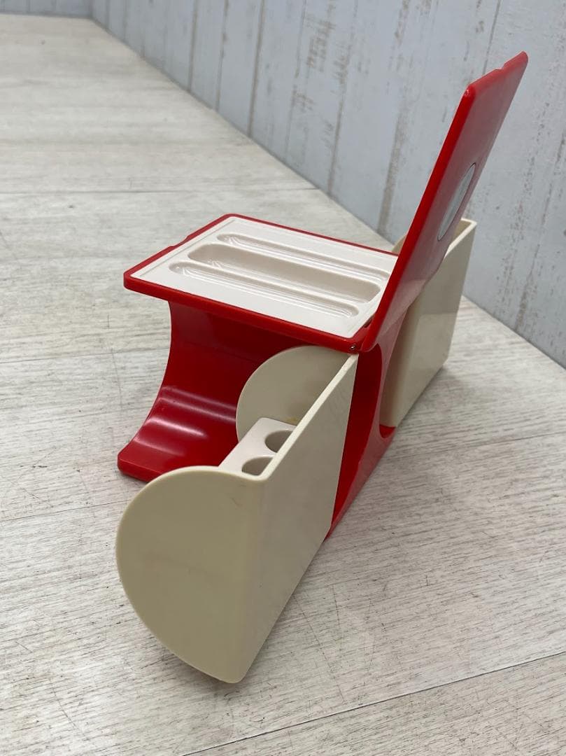 1970S スペースエイジ メイクアップ キューブ 化粧箱 ミラー付き