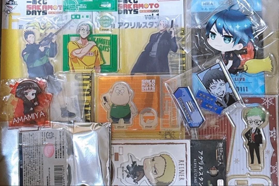 アニメグッズ まとめ売り ノンジャンル サカモトデイズ 桃源暗鬼 ツイステ 他