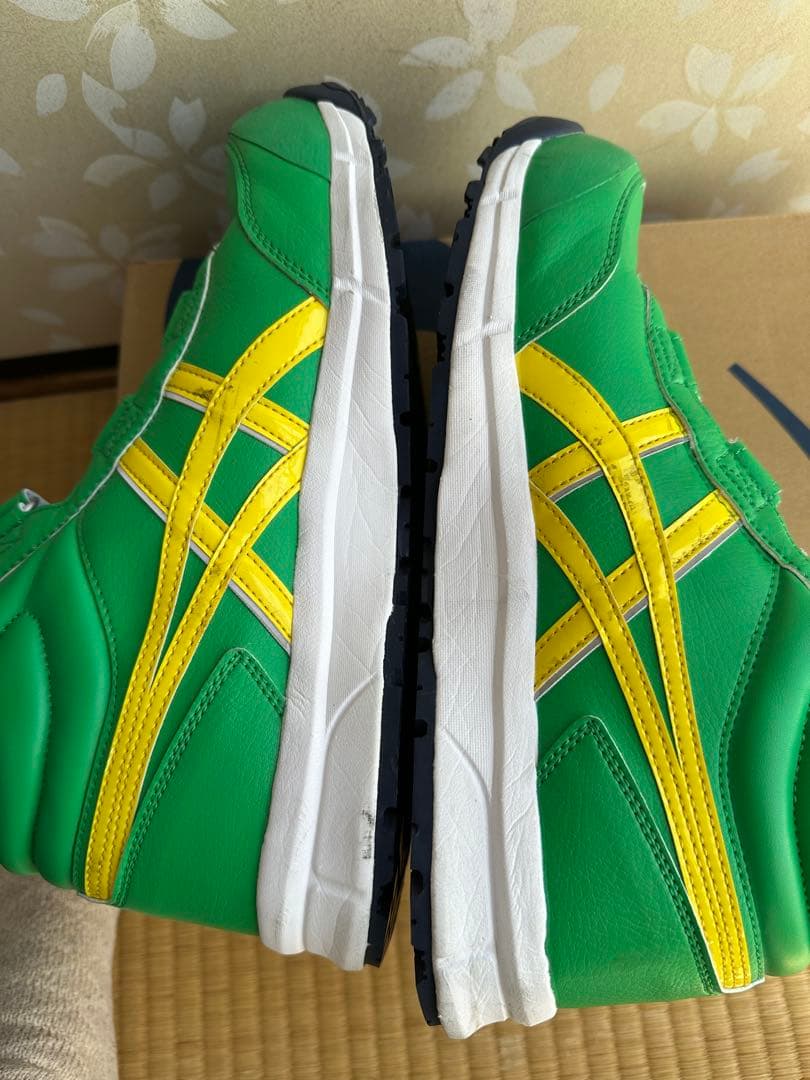 ASICS WINJOB CP302 安全靴 27.5cm 未使用 グリーン