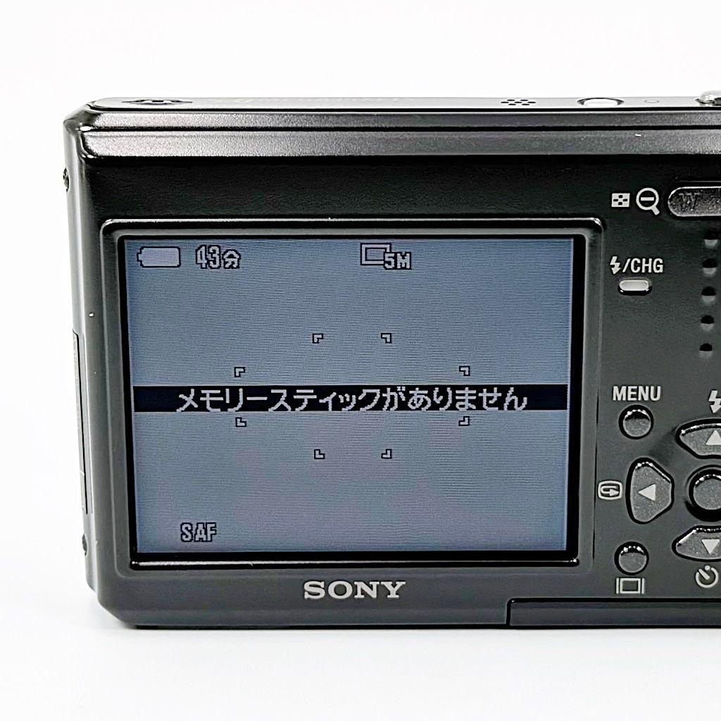 ソニー Cyber-shot DSC-T1 ブラック コンデジ カメラ 中古