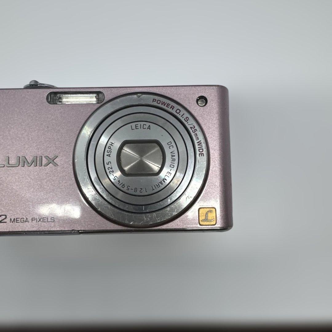 動作品パナソニックDMC-FX60ピンクデジカメ オールドコンデジ エモい写り