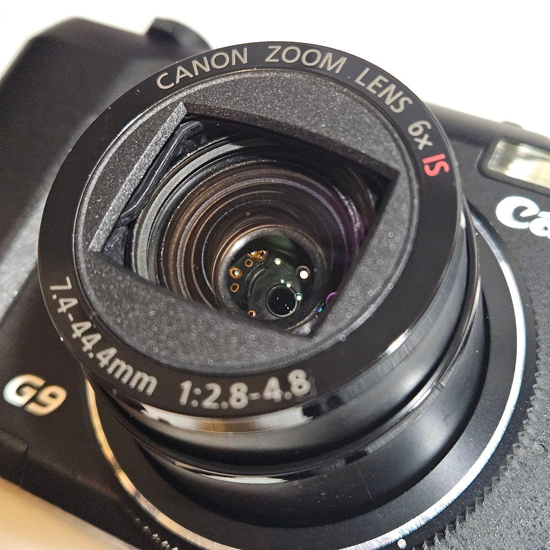 【美品】Canon PowerShot G9 ブラック 簡易動作確認済