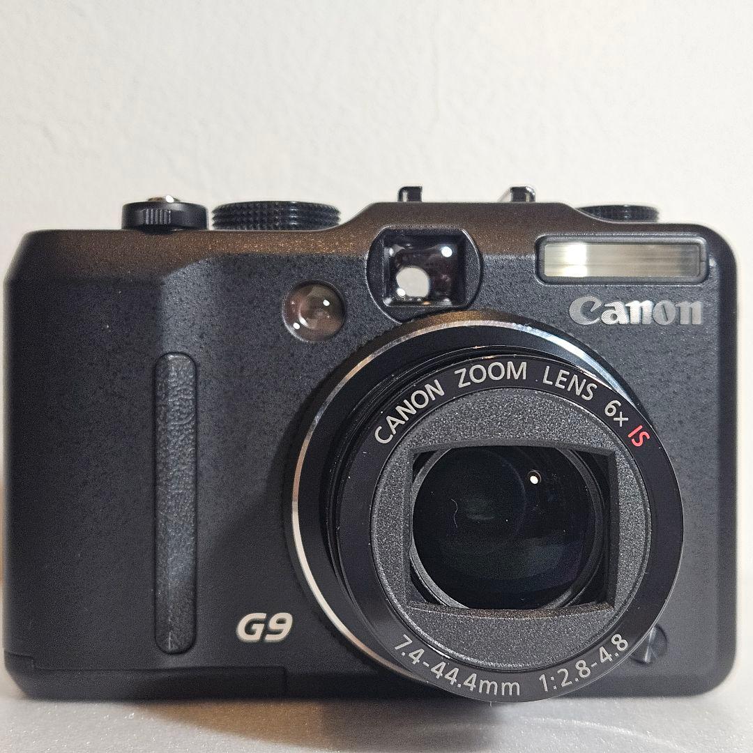 【美品】Canon PowerShot G9 ブラック 簡易動作確認済