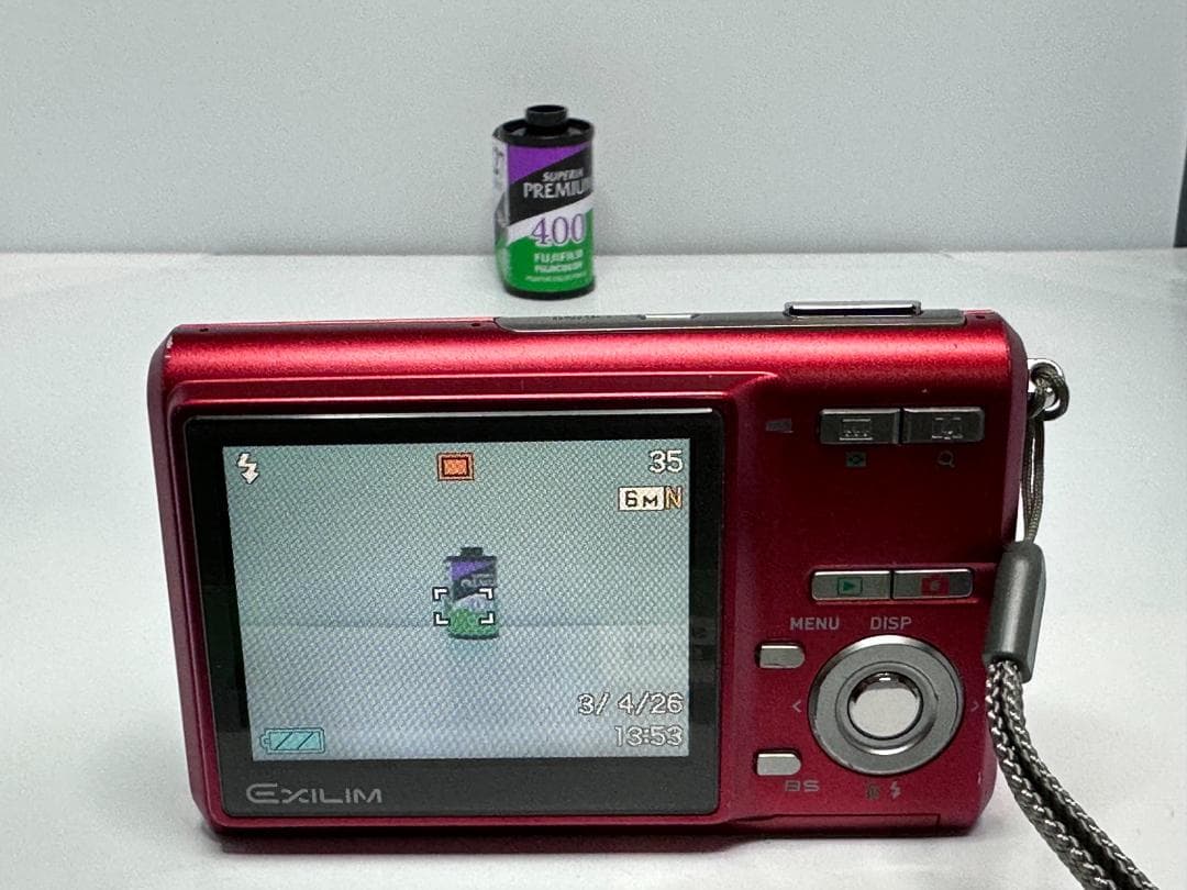 カシオ CASIO EXILIM EX-Z60 レッド