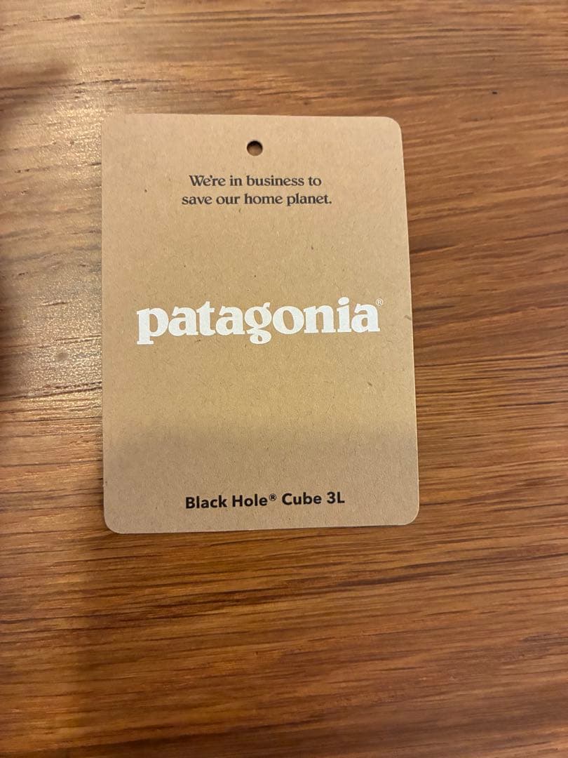 patagonia ブラックホールキューブ3l ショルダーロープ付き