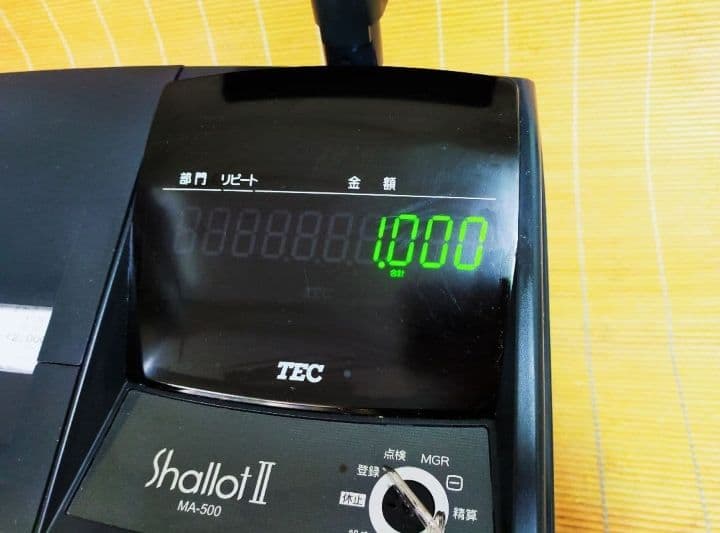 テックレジスター　MA-500　ツインプリンター　人気機種　230303