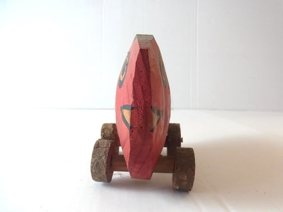 鹿児島神宮『鯛車』(大・全長23cm)ビンテージ 郷土玩具 民藝 フォークアート