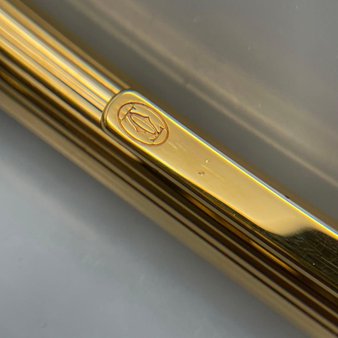 ・Cartier カルティエ ボールペン ゴールド ツイスト式