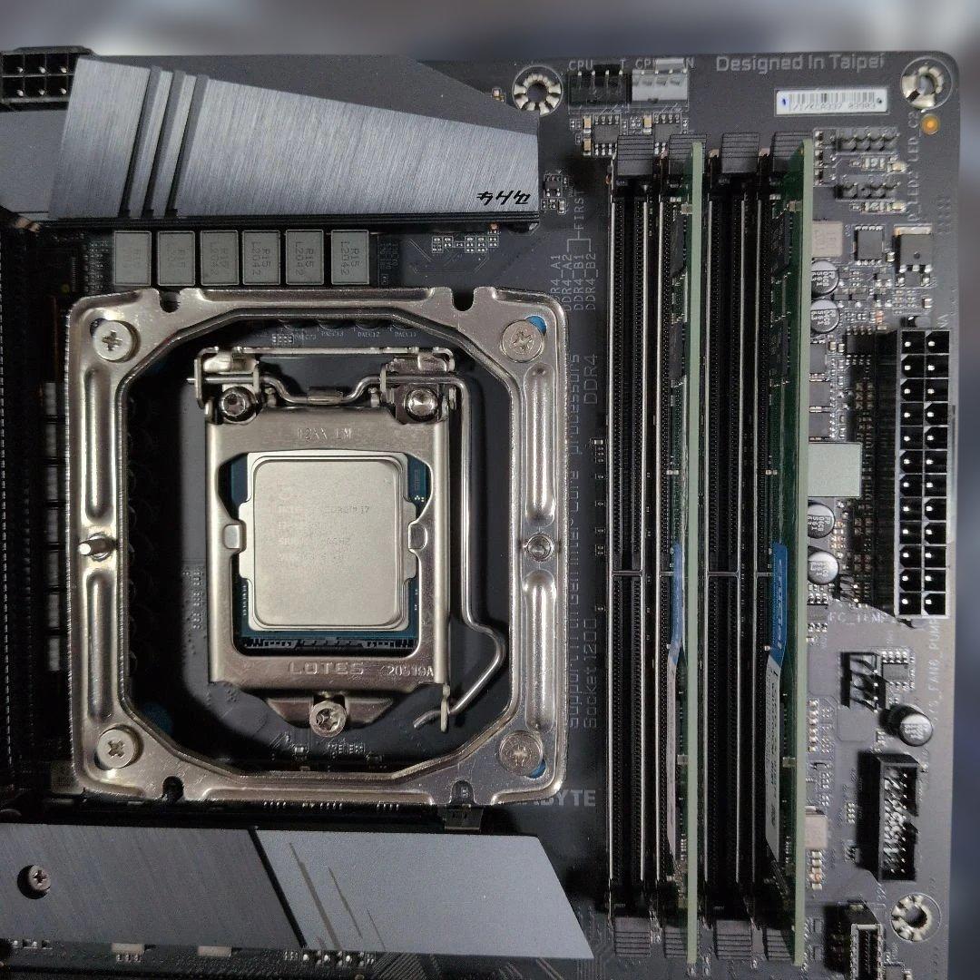 Z590 AORUS PRO AX＋i7-11700K＋DDR4メモリ16GB
