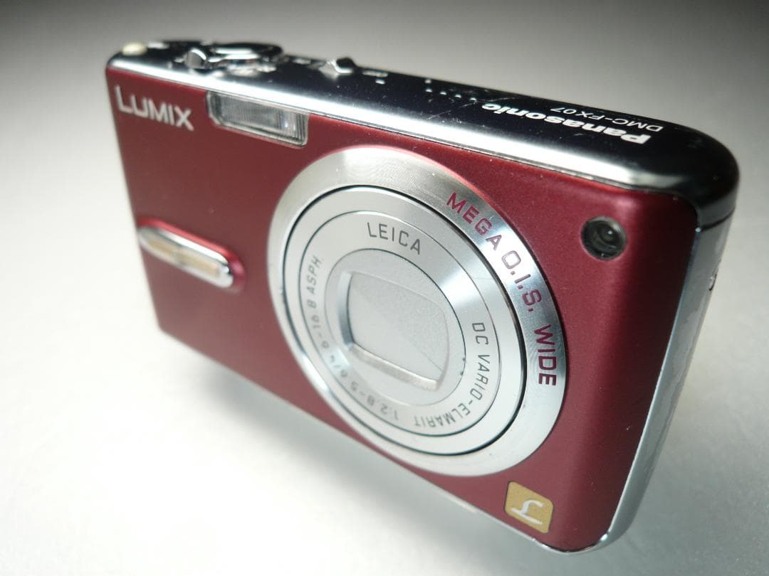 LUMIX★DMC-FX07⚠️必読有り⭕️安心の実働品★傷有★レッド