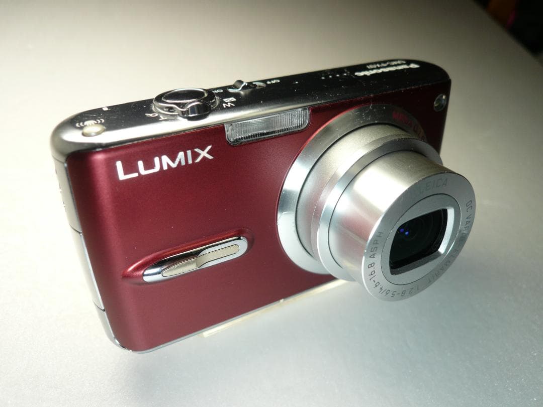 LUMIX★DMC-FX07⚠️必読有り⭕️安心の実働品★傷有★レッド