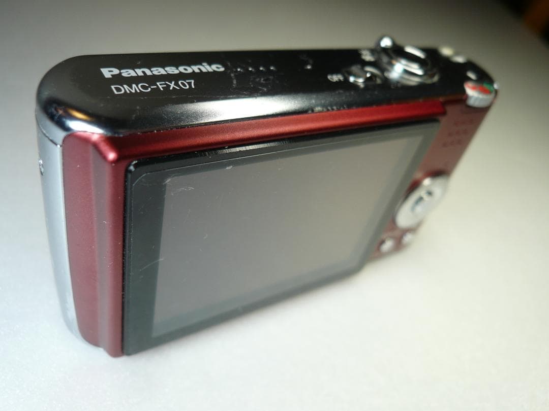 LUMIX★DMC-FX07⚠️必読有り⭕️安心の実働品★傷有★レッド