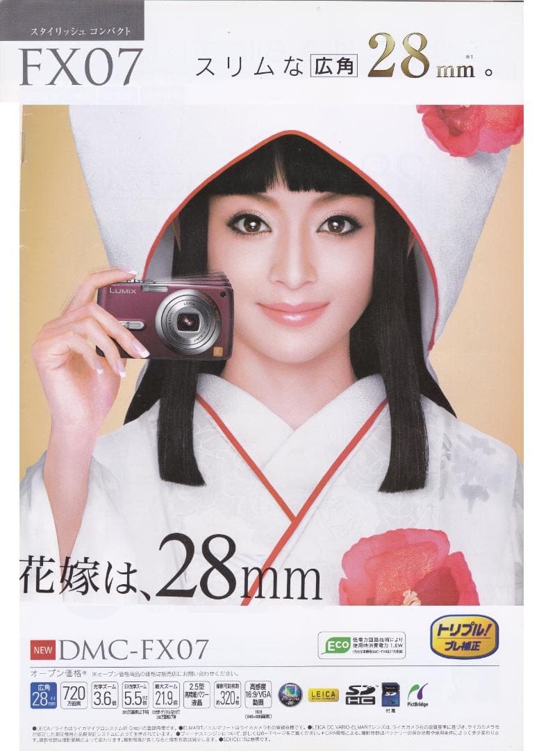 LUMIX★DMC-FX07⚠️必読有り⭕️安心の実働品★傷有★レッド