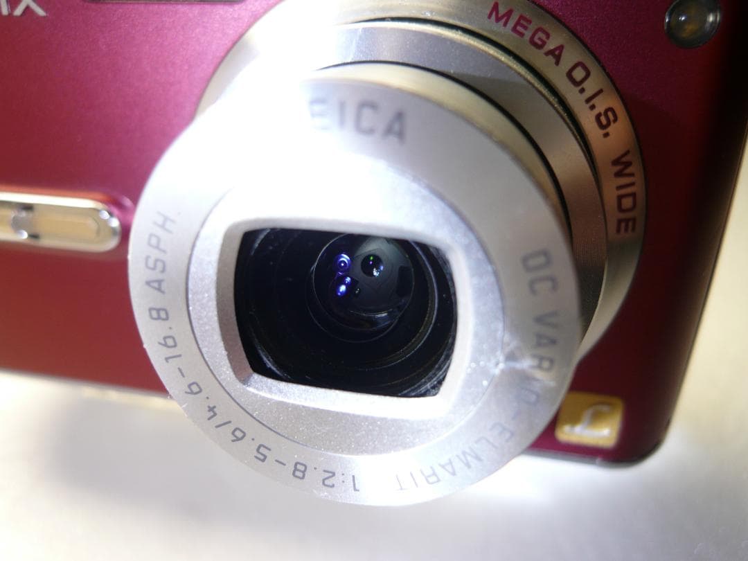 LUMIX★DMC-FX07⚠️必読有り⭕️安心の実働品★傷有★レッド