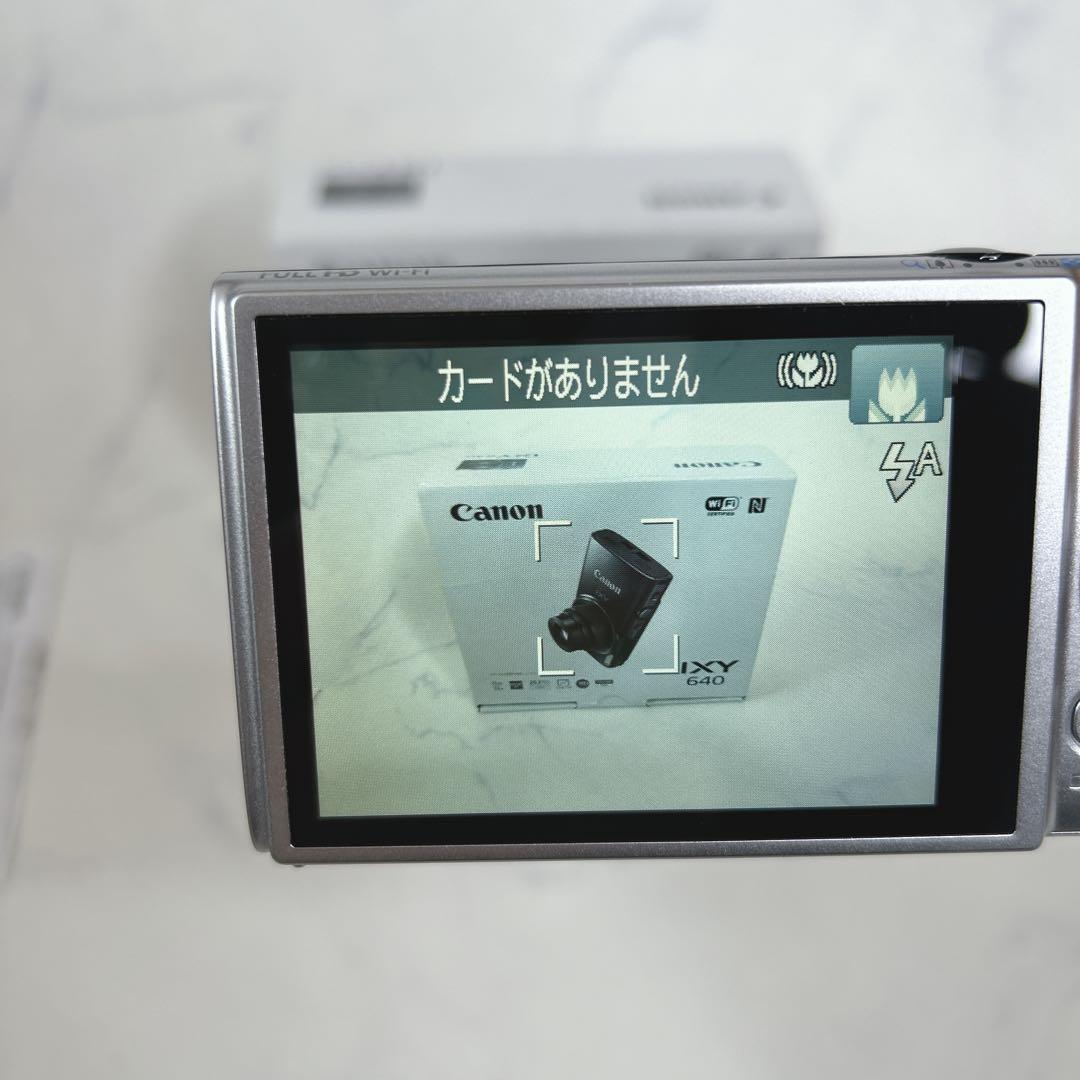 ✨️未使用級✨️ Canon IXY 640 シルバー コンデジ 動作確認済