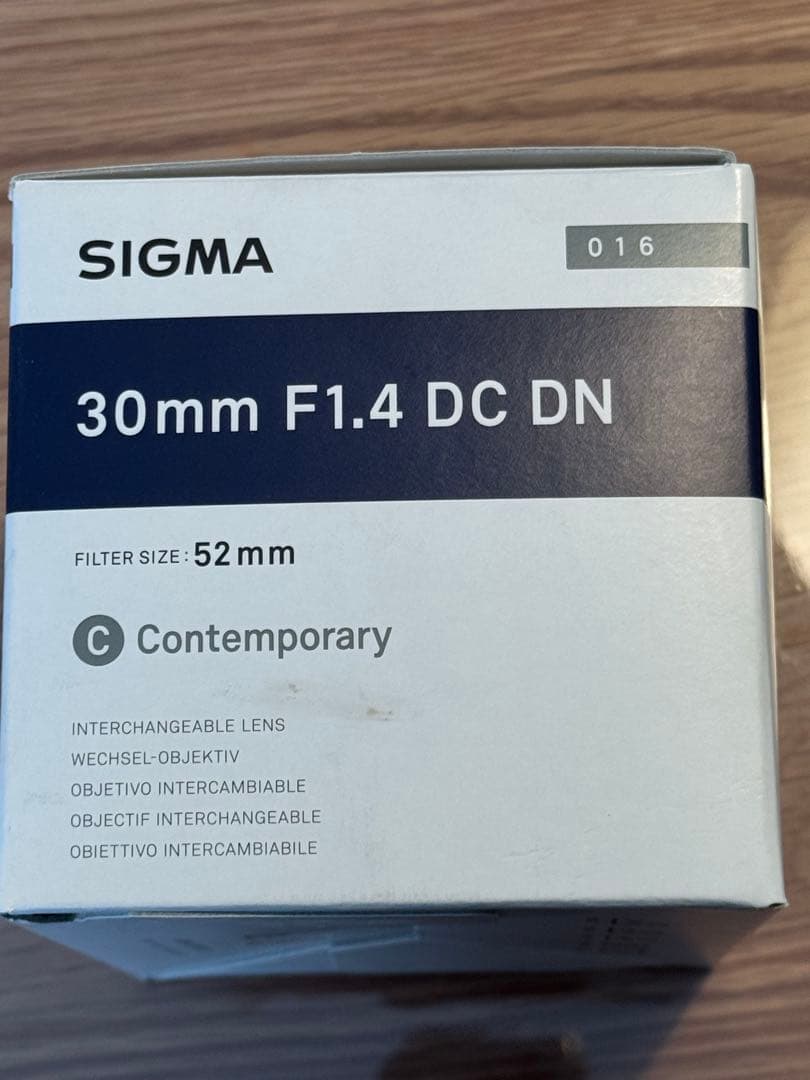 【期間限定値下げ】SIGMA 30mm F1.4 DC DN ソニーEマウント用