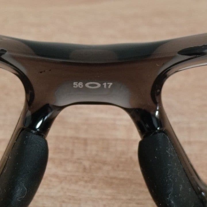 【未使用品】OAKLEY クロスリンク 交換用テンプルキット付き グレークリア調