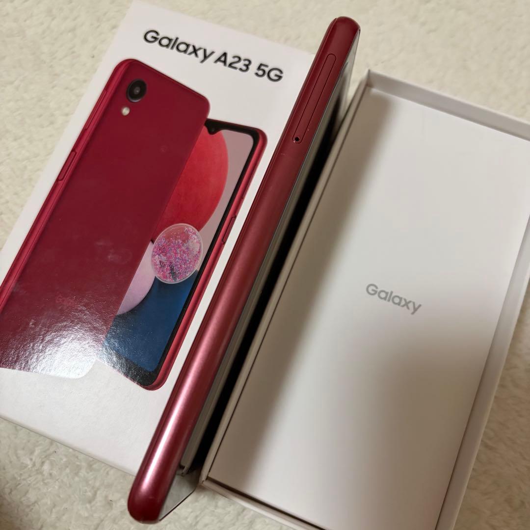 Galaxy A23 5G SM-A233C レッド SIMフリー