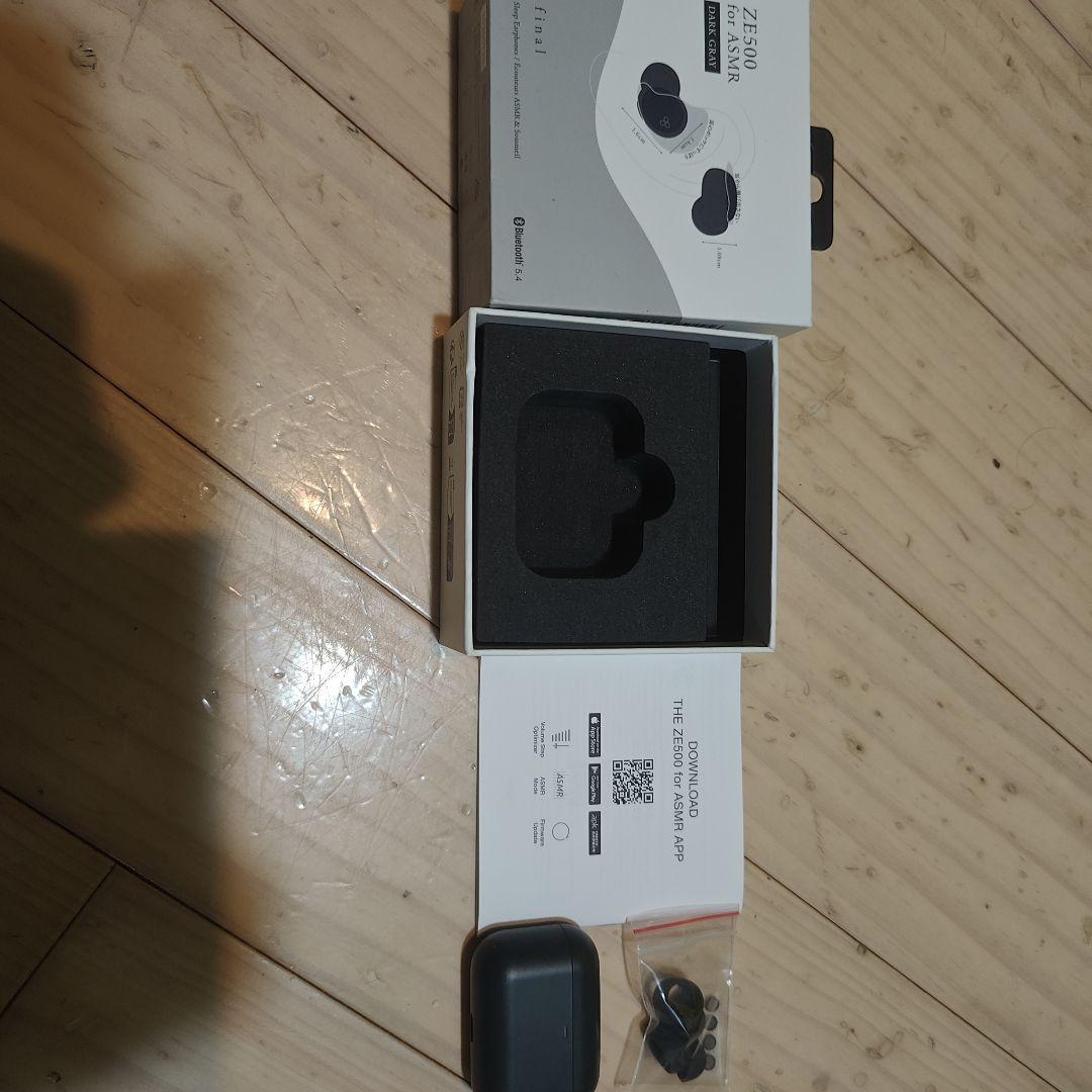 ZE500 ダークグレー ASMR用 ワイヤレスイヤホン