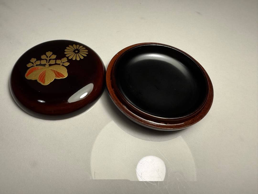 蒔絵 茶道具揃い 茶箱セット 茶碗 振出 茶筅筒 棗 羽箒付