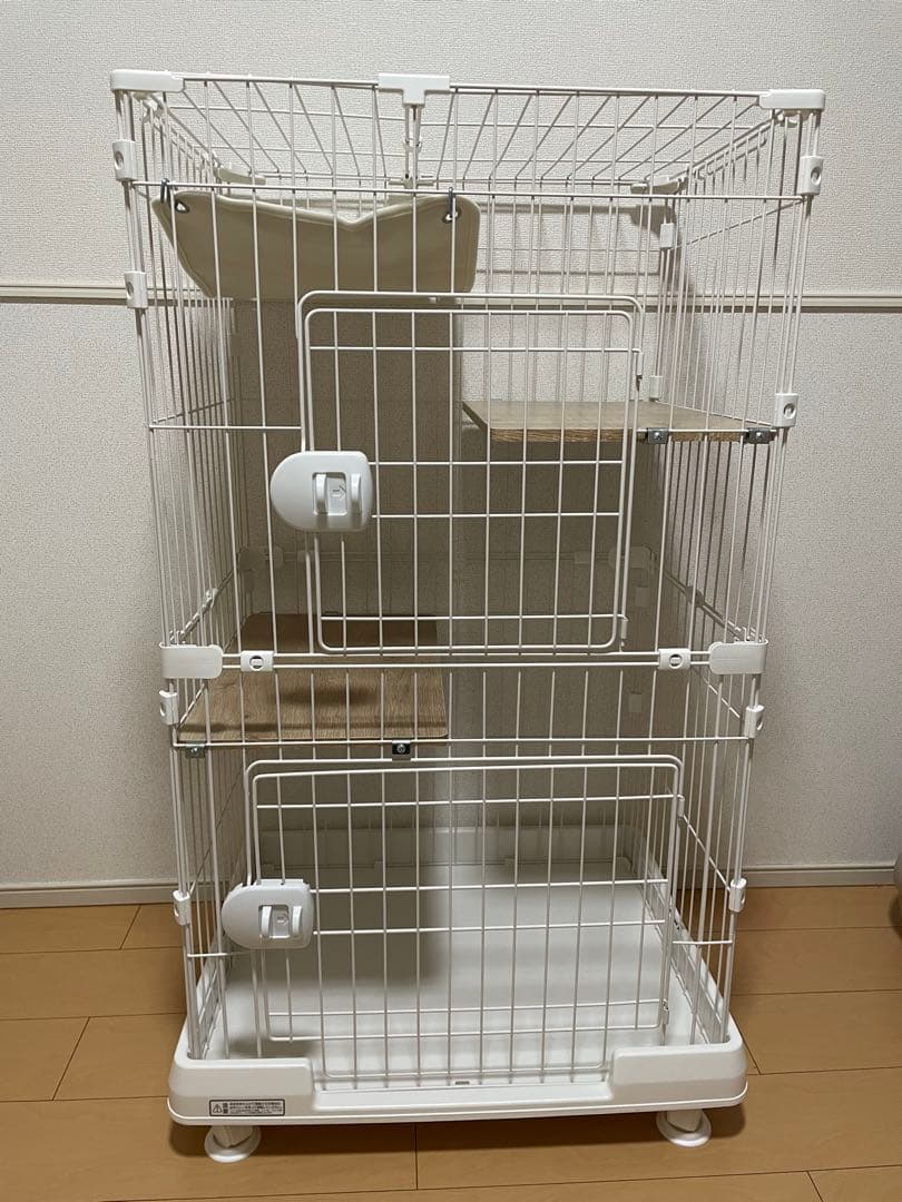 アイリスオーヤマ ハンモック付き ミニキャットケージ