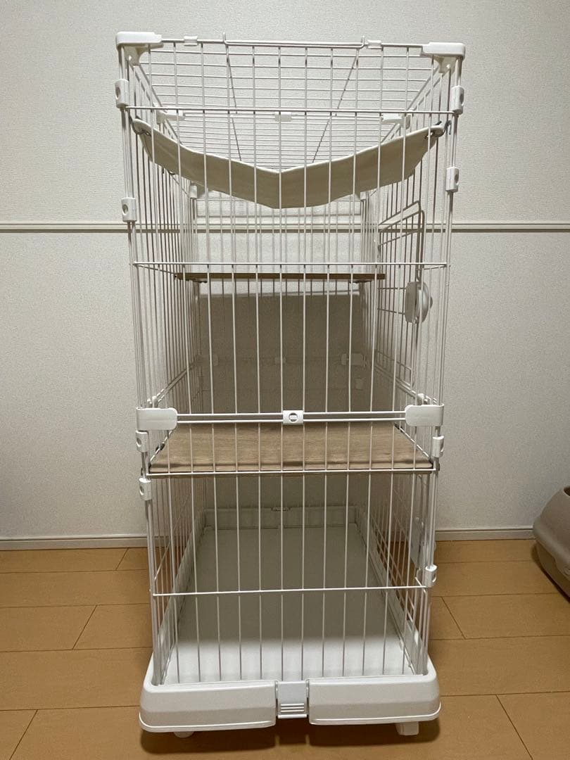 アイリスオーヤマ ハンモック付き ミニキャットケージ