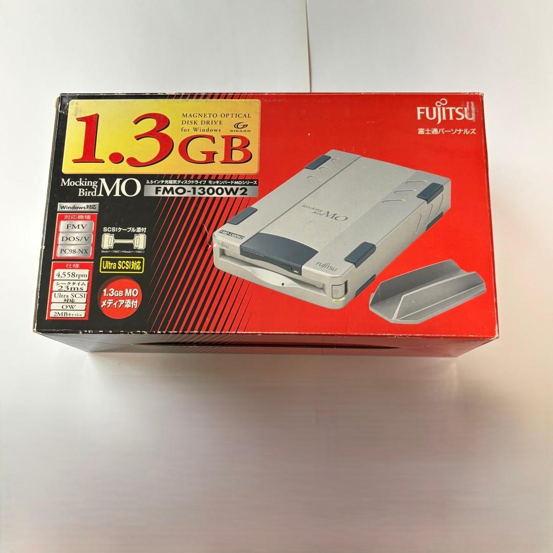 【超レア】富士通 FMO-1300W2 光磁気ドライブ（SCSI接続）