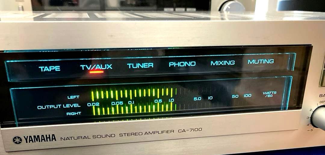 YAMAHA プリメインアンプ ヤマハNSシリーズ CA-7100 動作品