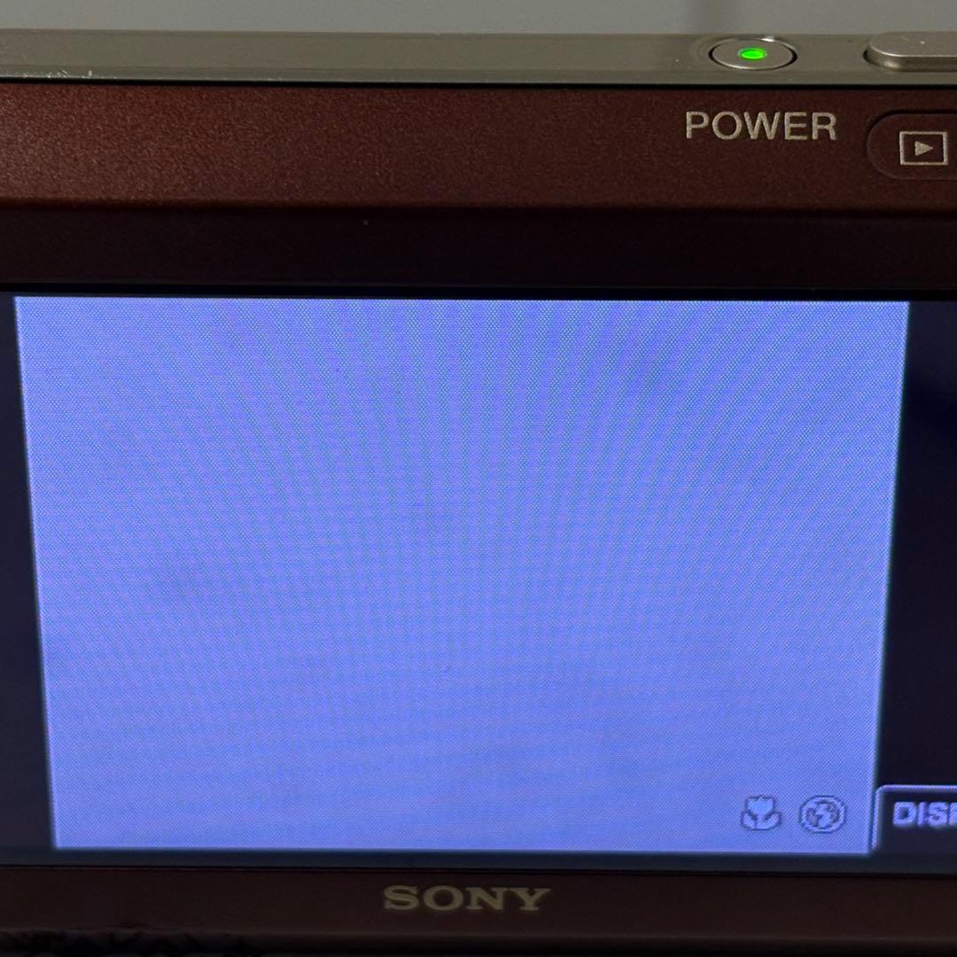 SONY カメラ　DSC-T77 充電器　ブラウン　コンデジ　動作品　訳あり