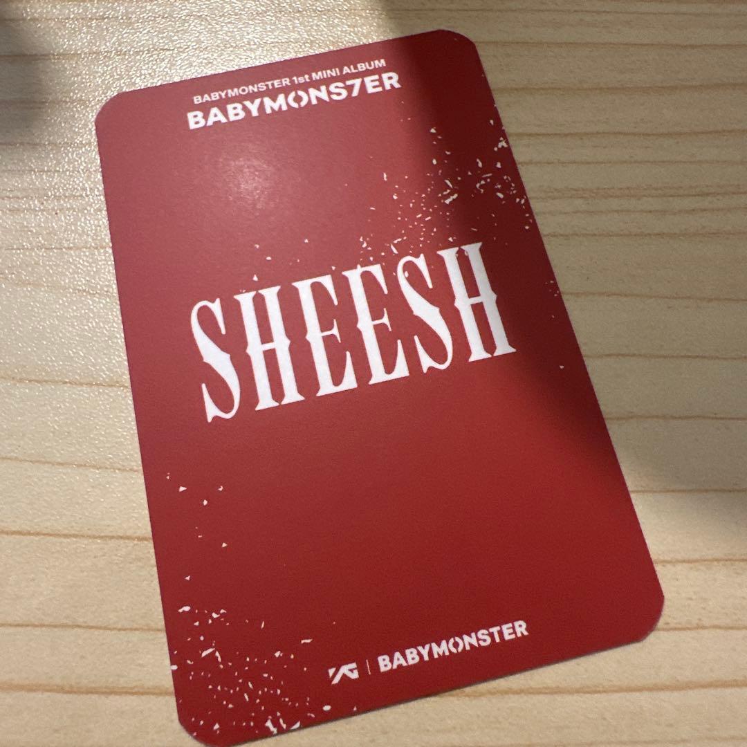 アサ SHEESH BABYMONSTER 事前収録 サノク トレカ 公式品