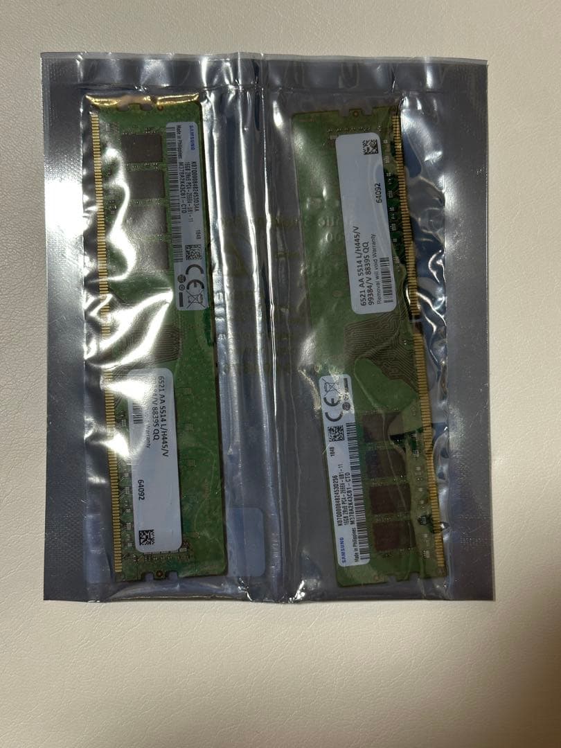 メモリー SAMSUNG 32GB KIT DDR4 2666MHz PC4-21300