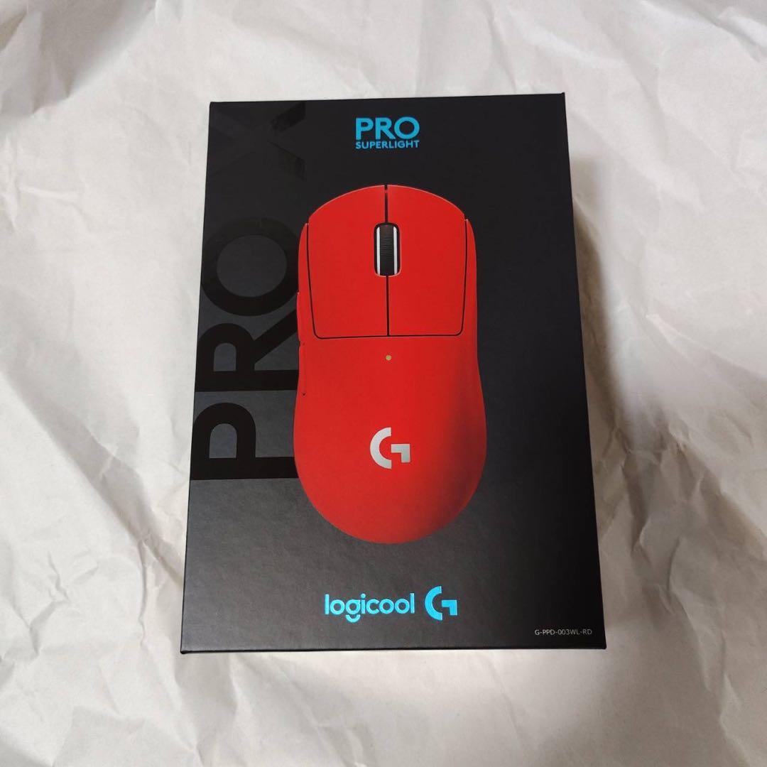 logicool GproX superlight レッド　新品未開封！！