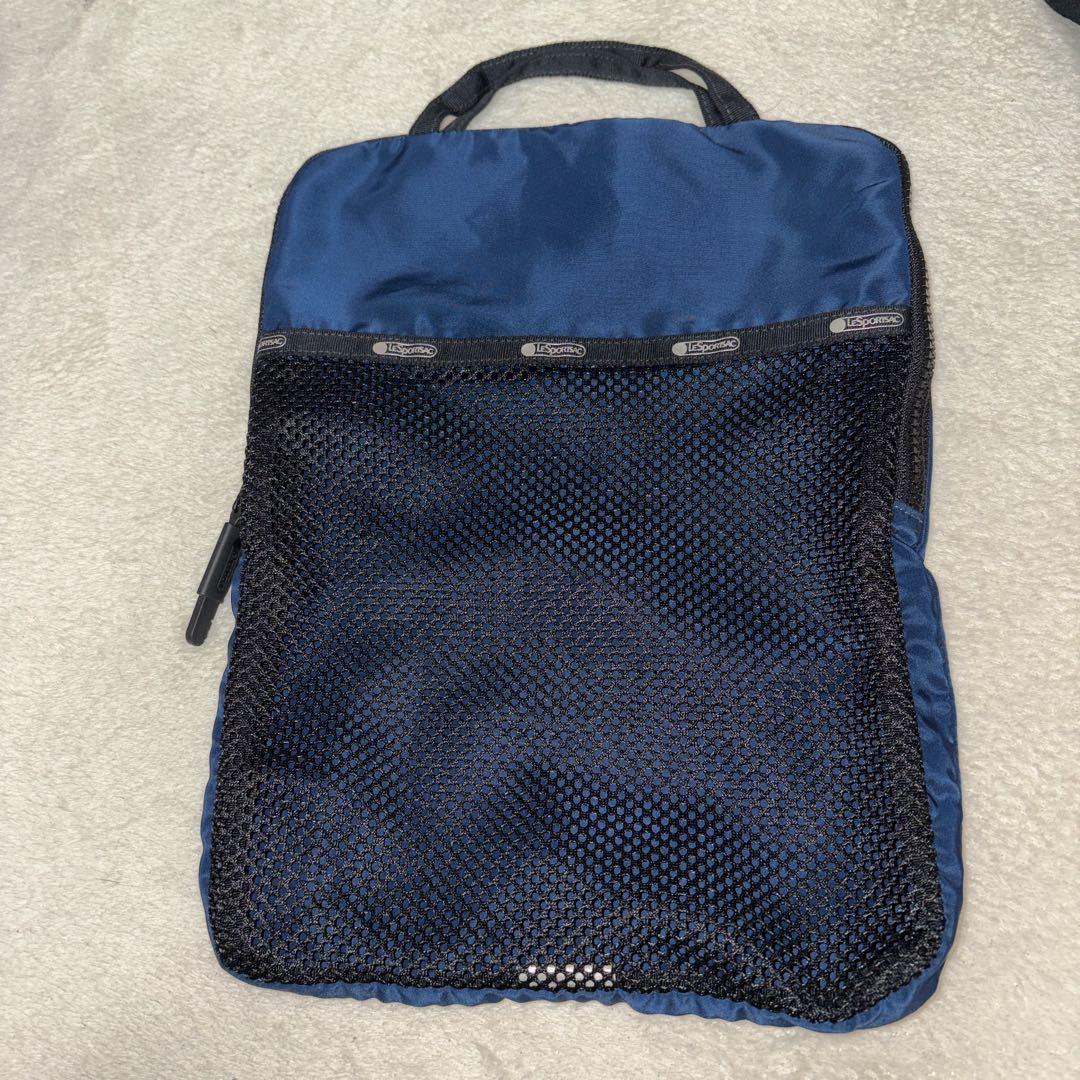 【美品】レスポートサック　パッカブルウィークエンダー　ボストンバッグ　ネイビー