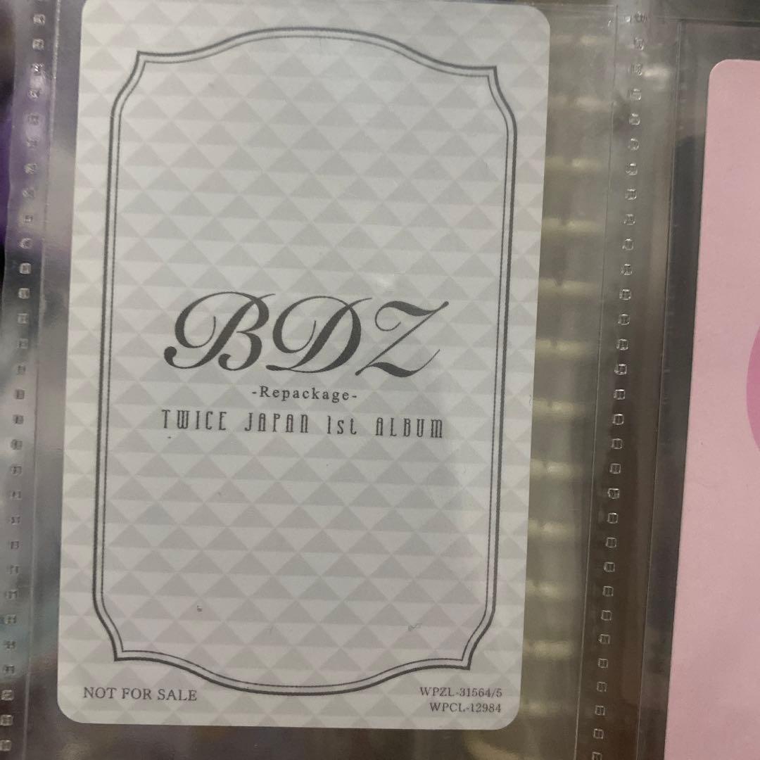TWICE ミナ　 BDZ サイン入りカード