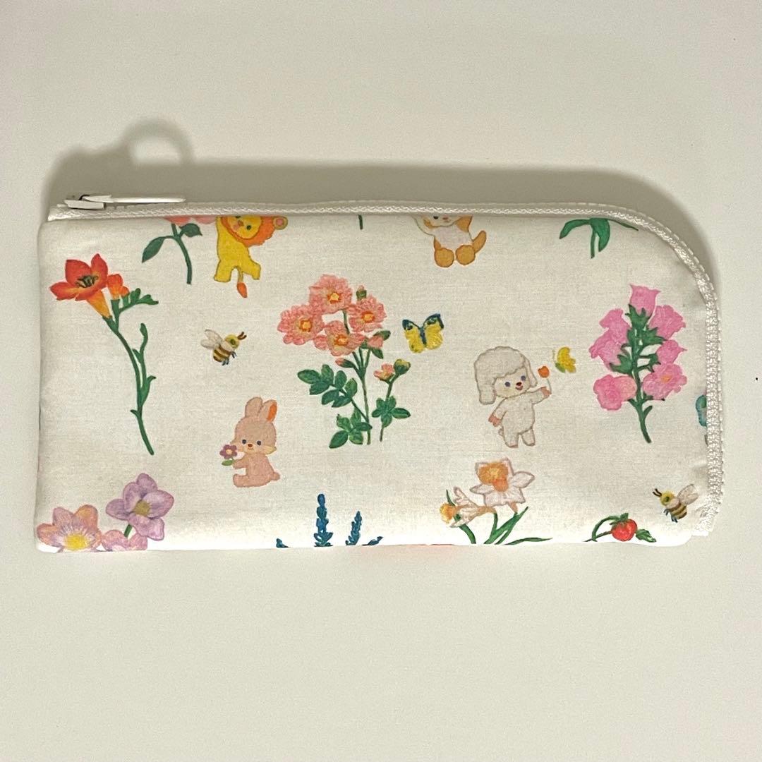 あんこ　ハンドメイド　ペンケース　メガネケース