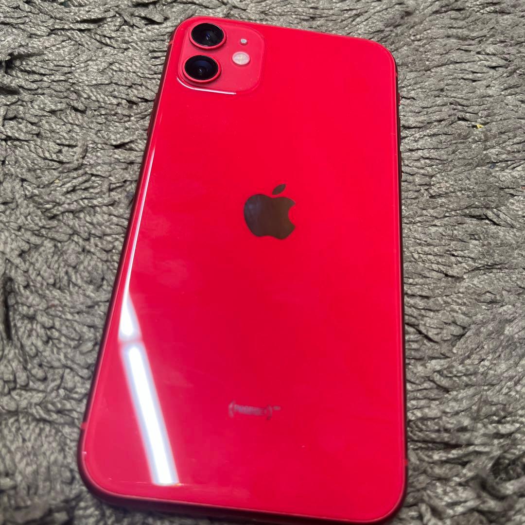 iPhone11 128GB レッド SIMフリー　本体　外箱あり
