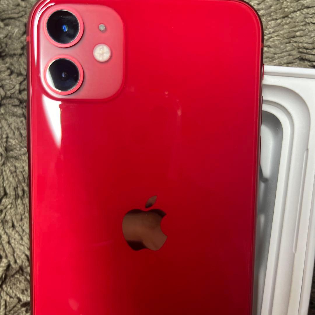 iPhone11 128GB レッド SIMフリー　本体　外箱あり
